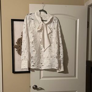 SHEIN White Crochet Top